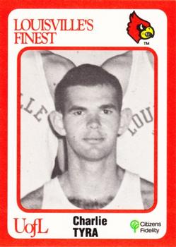 1988-89 Louisville Cardinals Collegiate Collection #27 Charlie Tyra Front