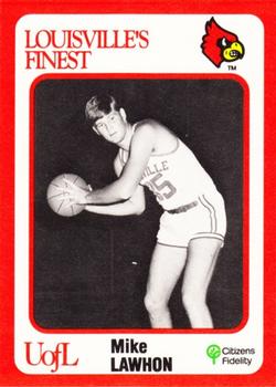 1988-89 Louisville Cardinals Collegiate Collection #37 Mike Lawhon Front