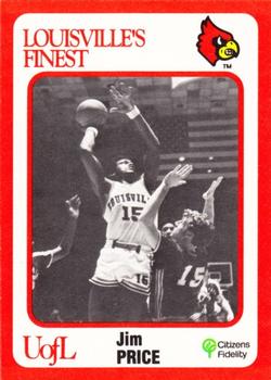 1988-89 Louisville Cardinals Collegiate Collection #61 Jim Price Front