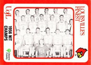 1988-89 Louisville Cardinals Collegiate Collection #65 1956 NIT Champs Front