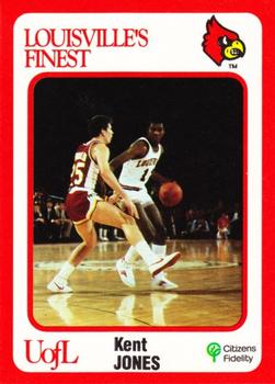 1988-89 Louisville Cardinals Collegiate Collection #68 Kent Jones Front