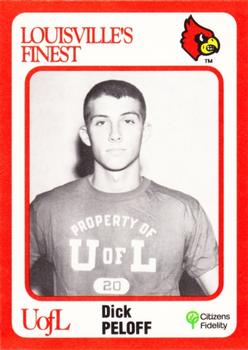 1988-89 Louisville Cardinals Collegiate Collection #75 Dick Peloff Front