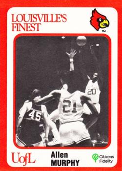 1988-89 Louisville Cardinals Collegiate Collection #76 Allen Murphy Front