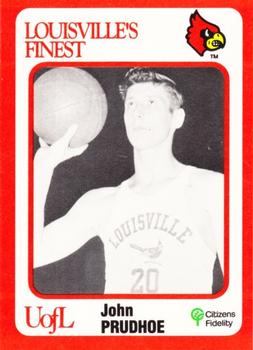 1988-89 Louisville Cardinals Collegiate Collection #77 John Prudhoe Front