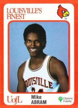1988-89 Louisville Cardinals Collegiate Collection #78 Mike Abram Front