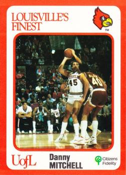1988-89 Louisville Cardinals Collegiate Collection #85 Danny Mitchell Front