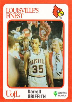 1988-89 Louisville Cardinals Collegiate Collection #101 Darrell Griffith Front
