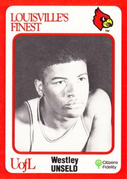 1988-89 Louisville Cardinals Collegiate Collection #103 Wes Unseld Front
