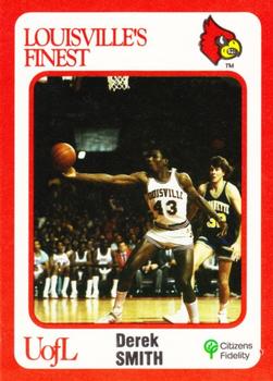 1988-89 Louisville Cardinals Collegiate Collection #113 Derek Smith Front