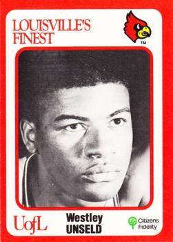1988-89 Louisville Cardinals Collegiate Collection #170 Wes Unseld Front