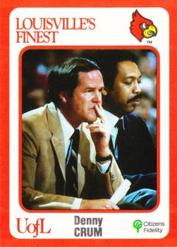1988-89 Louisville Cardinals Collegiate Collection #181 Denny Crum Front