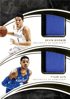 2016-17 Panini Immaculate Collection Collegiate - Collegiate Combos Materials #5 Devin Booker / Tyler Ulis Front