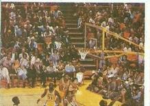 1989 KOS/JEZ Yugoslavian Stickers #99a Boston Celtics vs Los Angeles Lakers Front