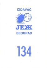 1989 KOS/JEZ Yugoslavian Stickers #134 Isiah Thomas Back