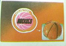 1989 KOS/JEZ Yugoslavian Stickers #156 Houston Rockets Logo Front