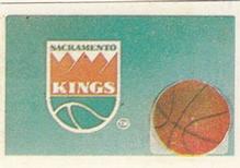 1989 KOS/JEZ Yugoslavian Stickers #190 Sacramento Kings Logo Front