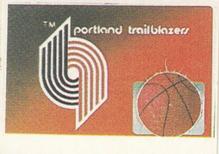 1989 KOS/JEZ Yugoslavian Stickers #193 Portland Trail Blazers Logo Front