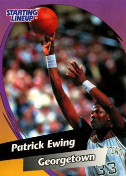 1998 Kenner Starting Lineup Cards NCAA F.A.M.E. #557410 Patrick Ewing Front