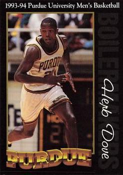 1993-94 Purdue Boilermakers #NNO Herb Dove Front