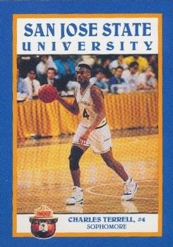 1990-91 San Jose State Spartans Smokey #NNO Charles Terrell Front