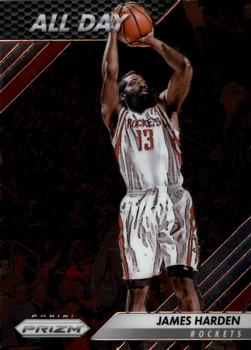 2016-17 Panini Prizm - All Day #9 James Harden Front