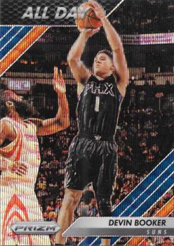 2016-17 Panini Prizm - All Day Blue Wave #10 Devin Booker Front