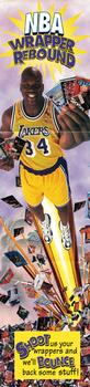 1998 NBA Wrapper Rebound Shaquille O'Neal #NNO Poster Front