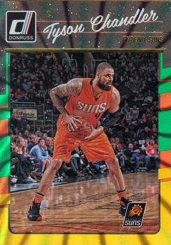 2016-17 Donruss - Green and Yellow Holo Laser #124 Tyson Chandler Front