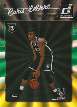 2016-17 Donruss - Green and Yellow Holo Laser #167 Caris LeVert Front