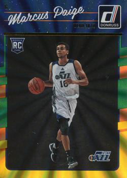 2016-17 Donruss - Green and Yellow Holo Laser #193 Marcus Paige Front
