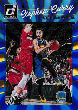 2016-17 Donruss - Blue Holo Laser #135 Stephen Curry Front