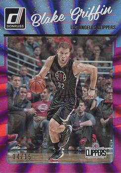 2016-17 Donruss - Red and Blue Holo Laser #27 Blake Griffin Front