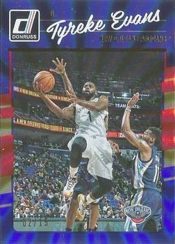 2016-17 Donruss - Red and Blue Holo Laser #98 Tyreke Evans Front