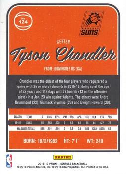 2016-17 Donruss - Press Proof Purple #124 Tyson Chandler Back