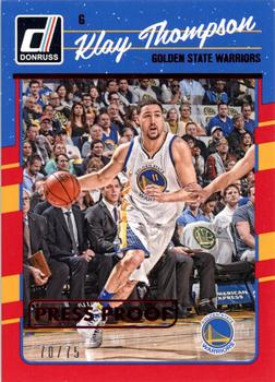 2016-17 Donruss - Press Proof Red #136 Klay Thompson Front