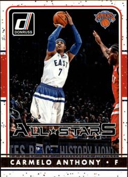 2016-17 Donruss - All-Stars #15 Carmelo Anthony Front
