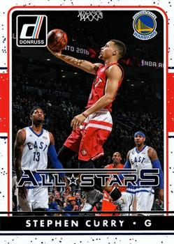2016-17 Donruss - All-Stars #21 Stephen Curry Front