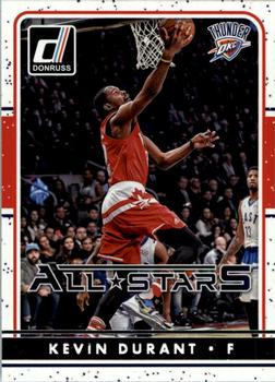 2016-17 Donruss - All-Stars #24 Kevin Durant Front