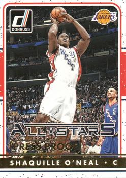2016-17 Donruss - All-Stars Press Proof #4 Shaquille O'Neal Front