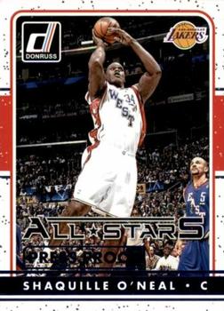 2016-17 Donruss - All-Stars Press Proof Blue #4 Shaquille O'Neal Front