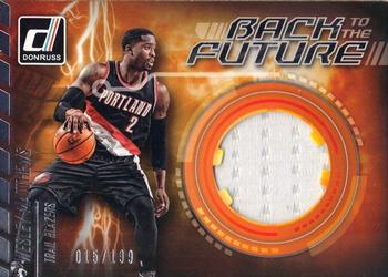 2016-17 Donruss - Back to the Future Materials #10 Wesley Matthews Front