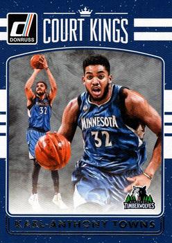 2016-17 Donruss - Court Kings #15 Karl-Anthony Towns Front