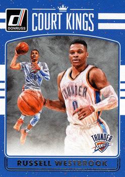 2016-17 Donruss - Court Kings #19 Russell Westbrook Front
