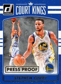 2016-17 Donruss - Court Kings Press Proof #2 Stephen Curry Front