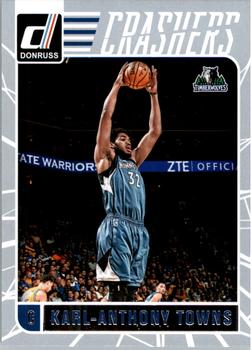 2016-17 Donruss - Crashers #8 Karl-Anthony Towns Front