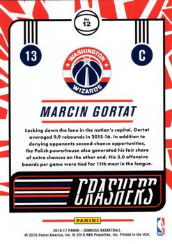 2016-17 Donruss - Crashers #12 Marcin Gortat Back