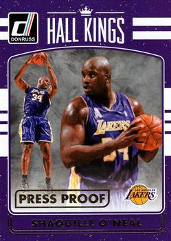 2016-17 Donruss - Hall Kings Press Proof #1 Shaquille O'Neal Front