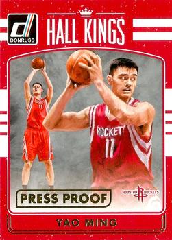 2016-17 Donruss - Hall Kings Press Proof #3 Yao Ming Front