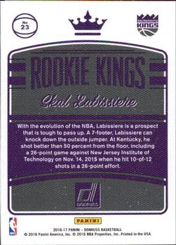 2016-17 Donruss - Rookie Kings #23 Skal Labissiere Back