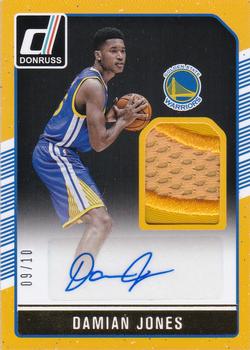 2016-17 Donruss - Rookie Materials Signatures Prime #23 Damian Jones Front